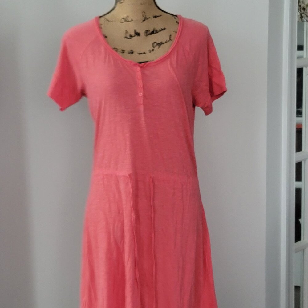 Merona Women Coral Colored Casual Dress Medium